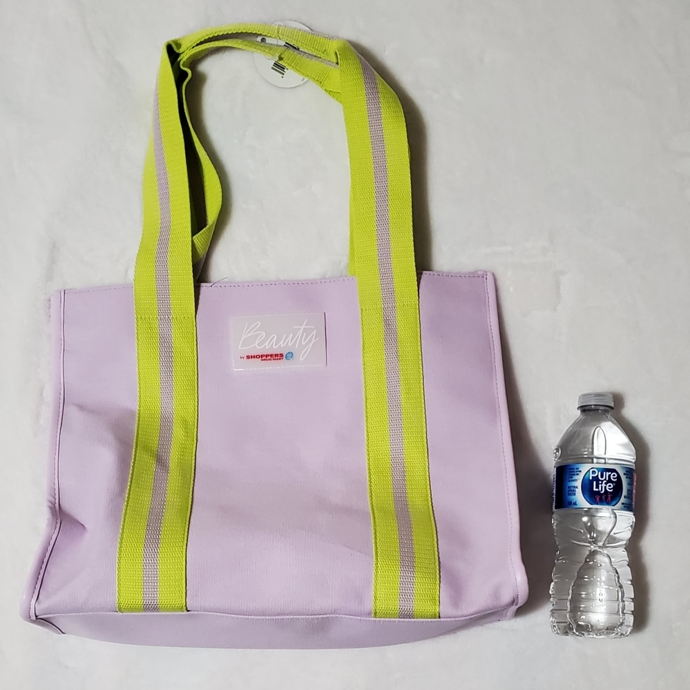 Lavender and Lime Tote Bag